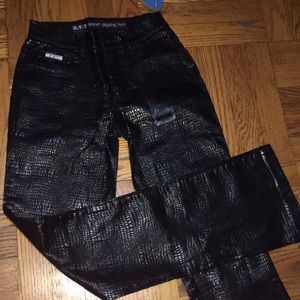 revolt snakeskin pants